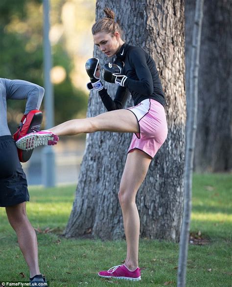 Karlie Kloss Enjoys A Gruelling Workout As Ribcage Airbrush Controversy