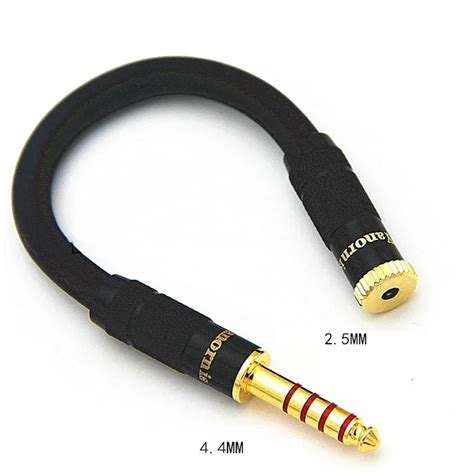 Hifi 44mm Balanced Headphone Adapter Audio Cable 44 To 35mm 25mm 6