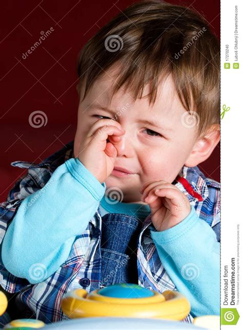 Crying Baby Boy Stock Photo Image 17270240