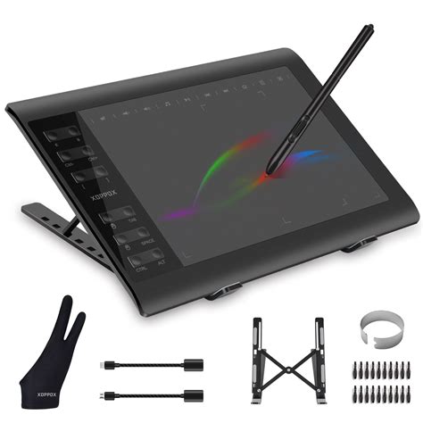 Xoppox Graphics Drawing Tablet 10 X 6 Inch Large Active Area With 8192