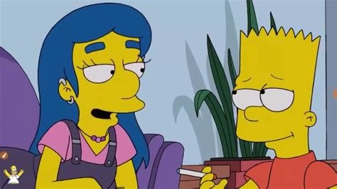 Bart Simpson Smoking