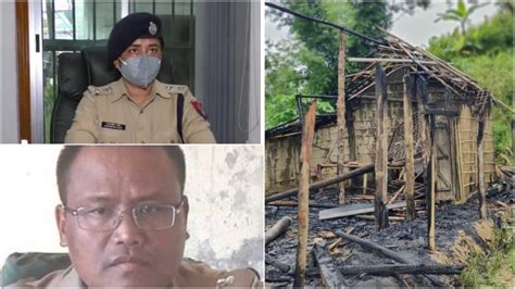 Bangladeshis In Assam Creating Trouble Burning Houses Sp Kolasib Houses Set Ablaze Are In