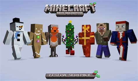 Minecraft Xbox 360 Edition Festive Skin Pack On Sale News Indiedb