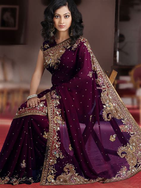 White Indian Wedding Sari She Fashion Club Indian Models In Designer