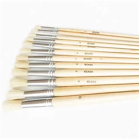 Buy 6pcs 12pcs Bristles Paint Brush Acrylic Painting