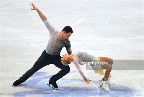 Germanys Aliona Savchenko And Bruno Massot Compete During The Pairs