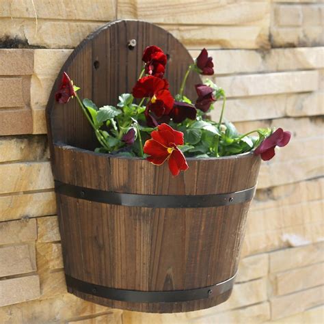 Outdoor Wall Mounted Flower Pot Diy Wooden Planters Diy Planter Box