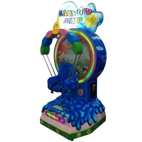 Rainbow Jump Arcade Kiddie Rotate Game Machine Guangzhou Sqv Amusement