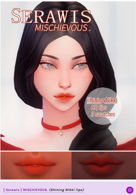 Does Anyone Have These Lips By Serawis The Dl Link On Patreon Doesnt
