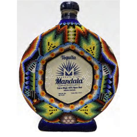 Buy Tequila Mandala Extra Añejo Arte Huichol 1l Online Sipwhiskeycom