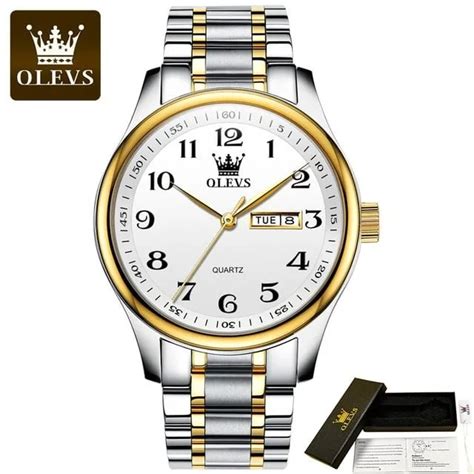 Olevs Silver Gold Watch Price In Bangladesh Olevs Bangladesh