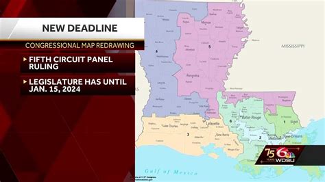 Louisiana Legislature Has Until January 2024 To Draw A New