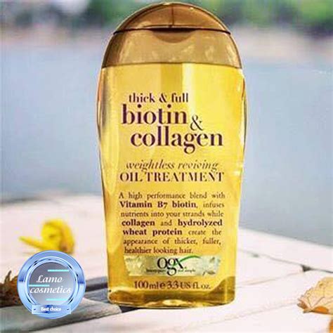 Dưỡng Tóc Ogx Biotin And Collagen Weightless Healing Oil 100ml Lamo Cosmetics