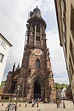 Exterior De La Catedral De Friburgo Munster En Freiburg-im-Breisgau ...