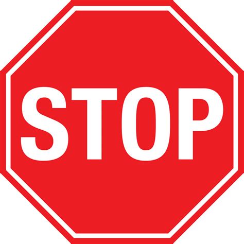 Stop Sign Basic Floor Sign Phs Safety