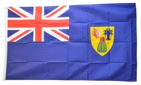 FAHNE TURKS UND Caicosinseln Flagge Hissflagge 90x150cm EUR 6 49