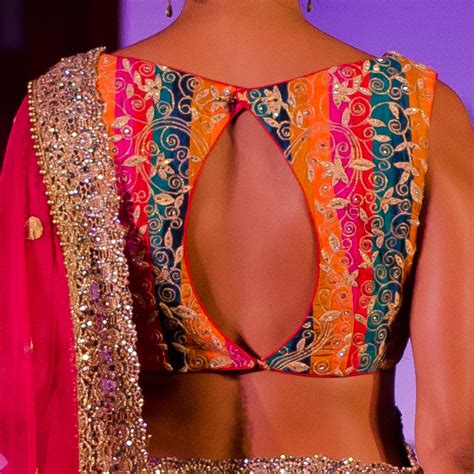 9 Latest Saree Blouse Back Neck Designs In Fashion