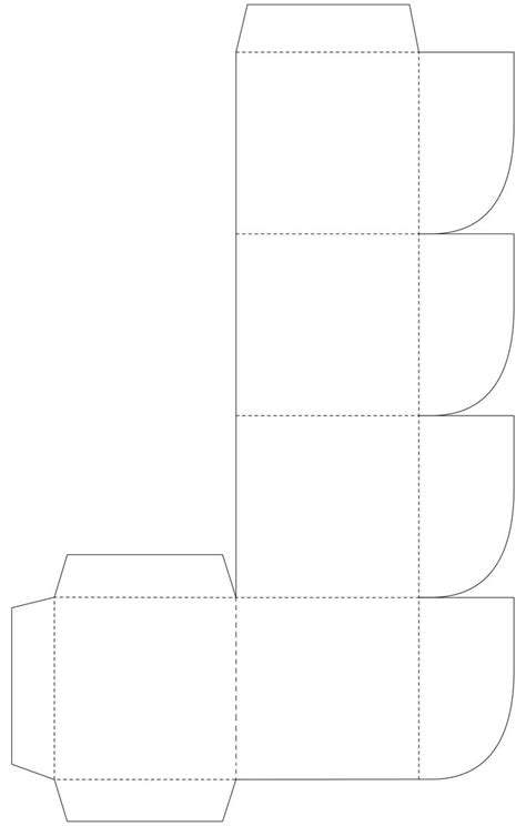 Paper Square Boxes That Opens And Closes Box Templates
