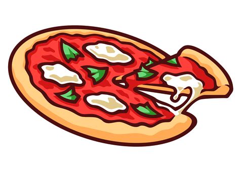 Pizza Sticker Cartoon Drawing Clip Art Pizza Png Down