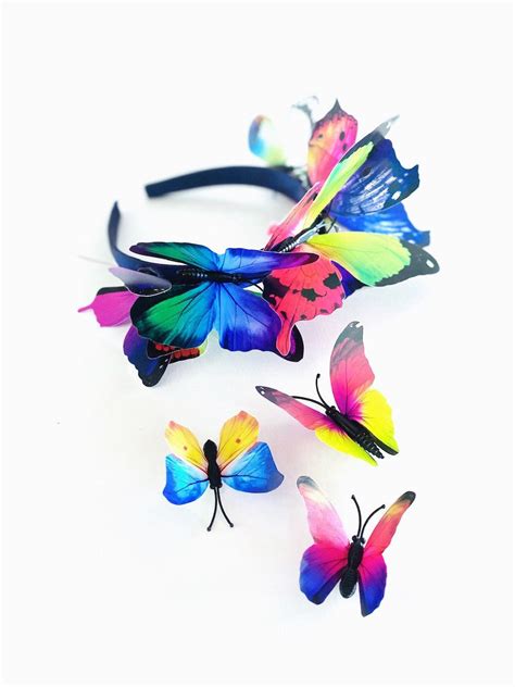 Pin On Butterfly Crowns Butterfly Headpieces Butterfly Fascinators