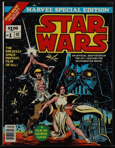 EMoviePoster 4p0270 STAR WARS 1 Comic Book July 1977 Marvel