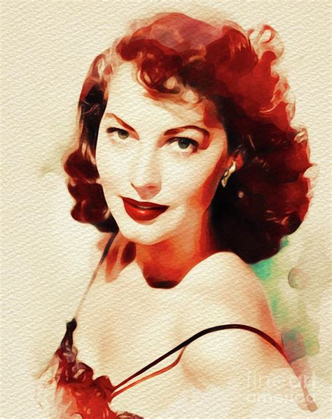 Ava Gardner Hollywood Legend Painting By Esoterica Art Agency Pixels