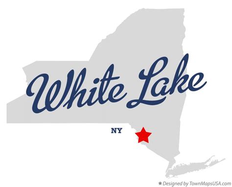 Map Of White Lake Ny New York