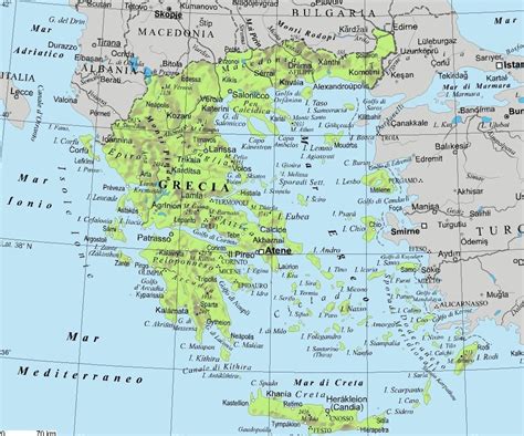 Cartina Muta Bacino Mediterraneo