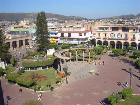 From simple outline maps to detailed map of nayarit. central square Tepic Nayarit Mexico | Taken from the ...