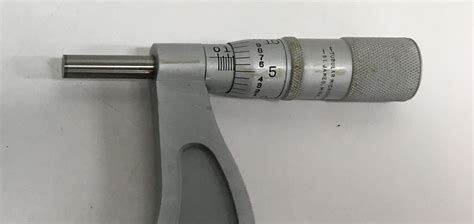 Scherr Tumico C856 Outside Micrometer 5 6 Range 001 Graduation C