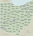Ohio Zip Code Wall Map Basic Style By MarketMAPS | Maps Of Ohio