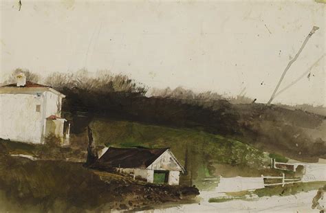 Andrew Wyeth 1917 2009 Undercover And Study For Evening At Kuerner