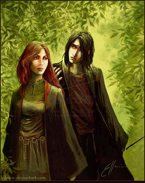 Fan Arts - Severus Snape & Lily Evans Fan Art (17924899) - Fanpop