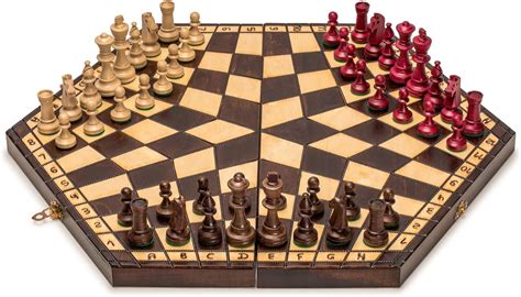 Husaria Wooden Three Player Chess 46 Centimeters Uk Toys