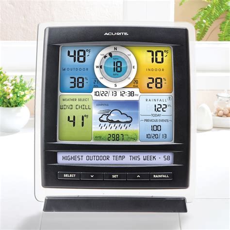 Acurite Digital Weather Station With Wireless Outdoor Sensor In The