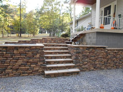 Dry Stack Retaining Wall Blocks No Concrete Foundation Needed By