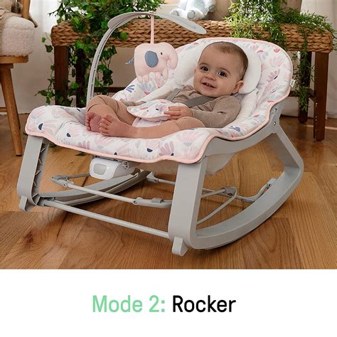 Keep Cozy 3in1 Grow With Me Vibrating Baby Bouncer Seat And Infant To