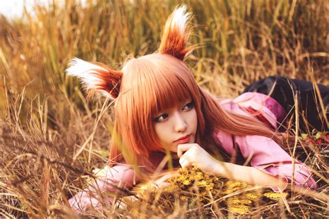 serene horo cosplay pure gold sankaku complex