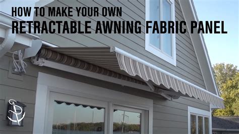 Retractable Awning Fabric Replacement Youtube