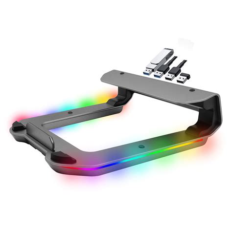 Buy Tilted Nation Rgb Gaming Laptop Stand With Usb Ports Sleek Laptop