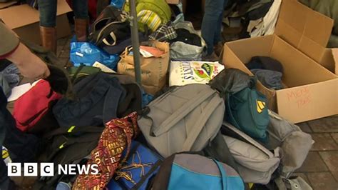Clothes Collection Helps Bristols Homeless Bbc News