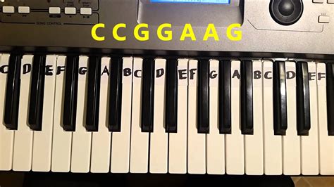 How To Play Abc Alphabet Song Easy Piano Keyboard Tutorial Acordes