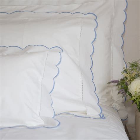 Blue Scallop Pillowcase Baby Pillow Case Square Pillowcase Pillow Cases