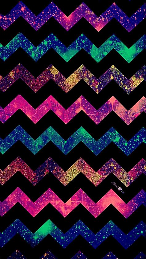 Blue Glitter Chevron Background