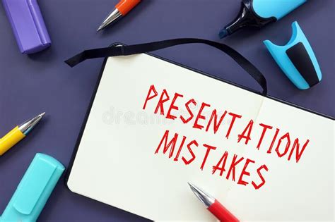 Presentation Mistakes Stock Illustrations 531 Presentation Mistakes