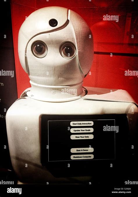 Close Up Of One Of The Early Robots Exhibited At The “robots And Beyond” Exhibit At Mit Museum