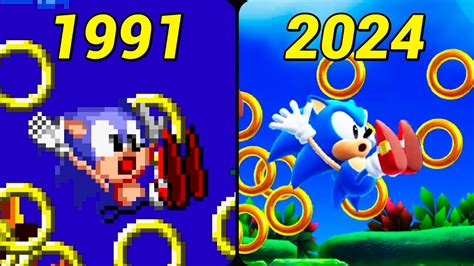 Evolution Of Sonic Losing Rings Youtube