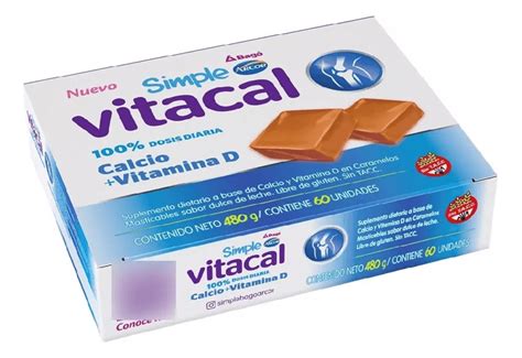 Simple Vitacal Farmaplus Calcio Vit D 480g Sabor Dulce De Leche