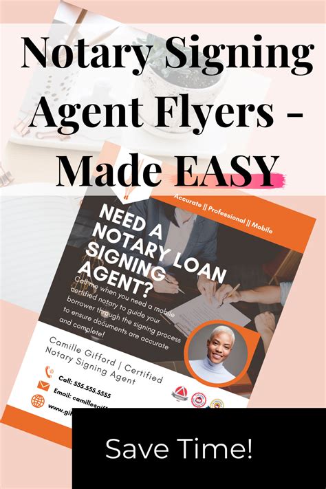 Notary Marketing Flyer Printable Flyer Template For Loan Etsy