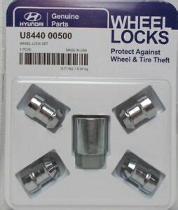 Wheel Lock Lug Nut Set For Hyundai Alloy Wheels Models Genuine Accessory Ebay